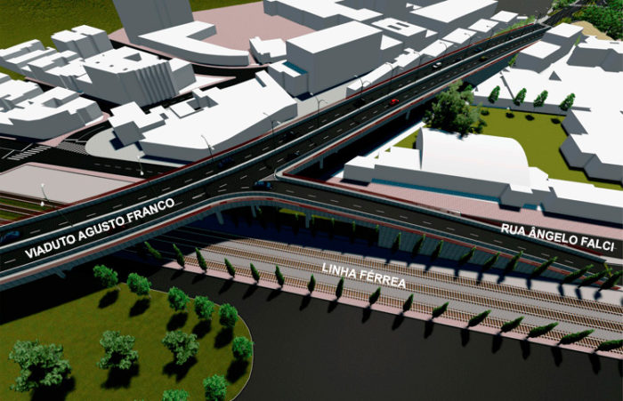 PJF lança licitação para construção da alça do viaduto Augusto Franco 1 viaduto PJF