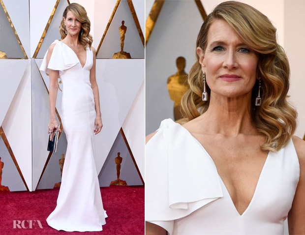 Vestidos que atravessaram o tapete no Oscar 2018 6 Laura Dern In Calvin Klein by Appointment 2018 Oscars
