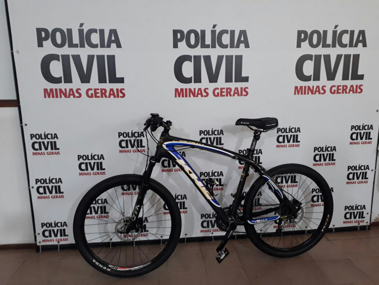 Jovem é preso após tentar vender no Facebook bicicleta furtada 1 bicicleta furtada foto Polícia Civil