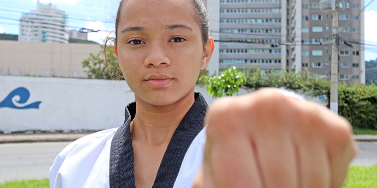 Danielly Vitória é bicampeã da Copa do Brasil e está de malas prontas para SP 1 Danielly-Vitoria-Taekwondo