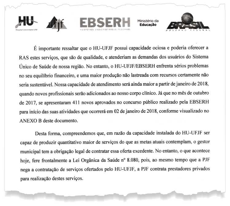 Sem novo HU, centenas de profissionais concursados estão ociosos 4 doc ebserh