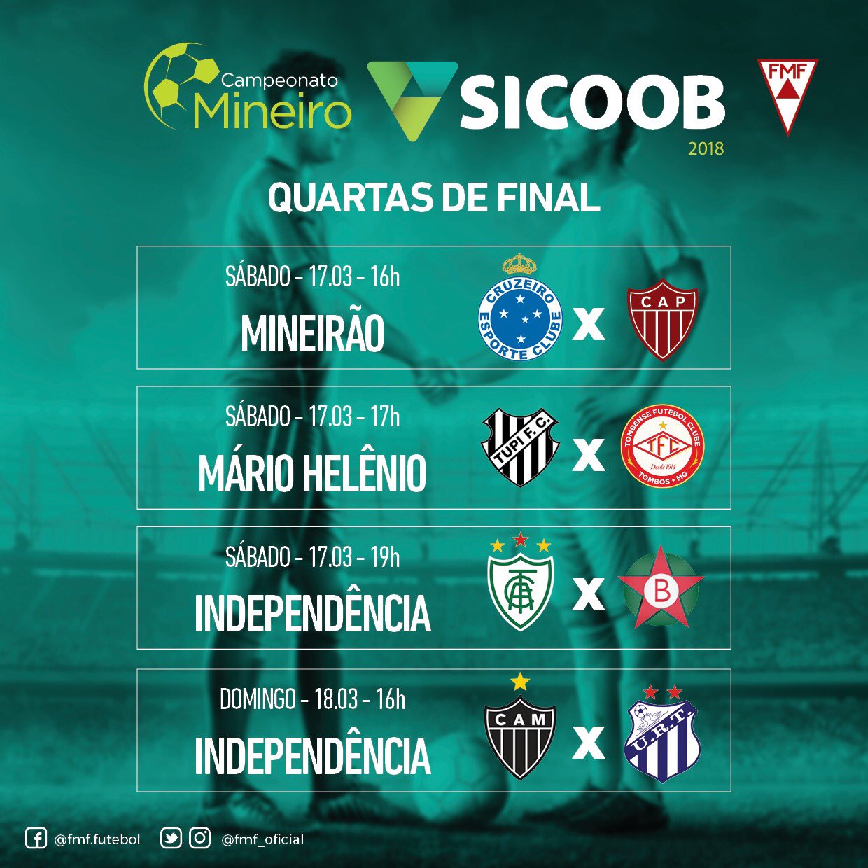 quartas de final Mineiro img FMF