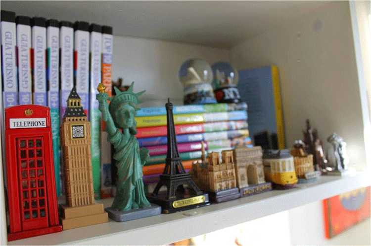 Decoração-com-souvenirs Decoração-com-souvenirs