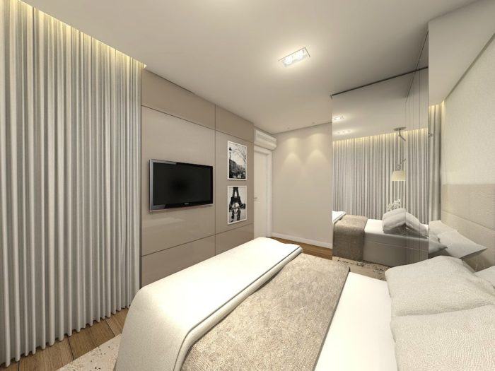 Uso de espelhos na arquitetura de interior, na sala. Projeto da arquiteta Aletheia Westermann Arquitetos, em Juiz de Fora Espelhos do decor 1 tratado