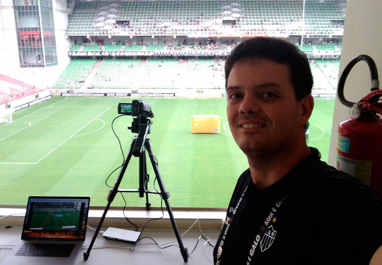 Profissional formado em Juiz de Fora analisa desempenho no Atlético-MG 1 analista de desempenho interior