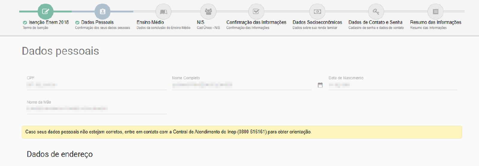 Como pedir isenção para a inscrição do Enem 3 isenção enem 2018 3
