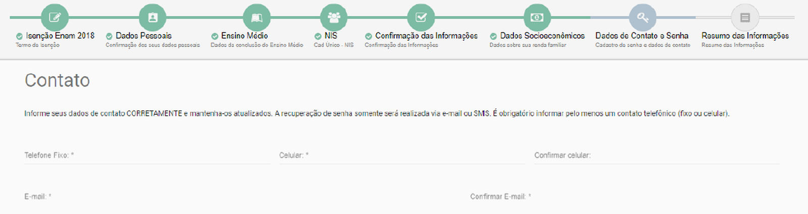 Como pedir isenção para a inscrição do Enem 8 isenção enem 2018 8