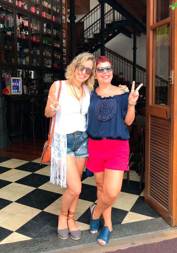 O que os filhos pensam de suas mães 1 Flavia e Fátima 2 arquivo pessoal