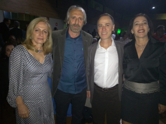 Ivone e Maurício Leitão com o presidente Edson de Almeida Júnior e Lúcia Castro na AABB 2 Ivone e Maurício Leitão com o presidente Edson de Almeida Júnior e Lúcia Castro, clicados na festa dos 65 anos da AABB