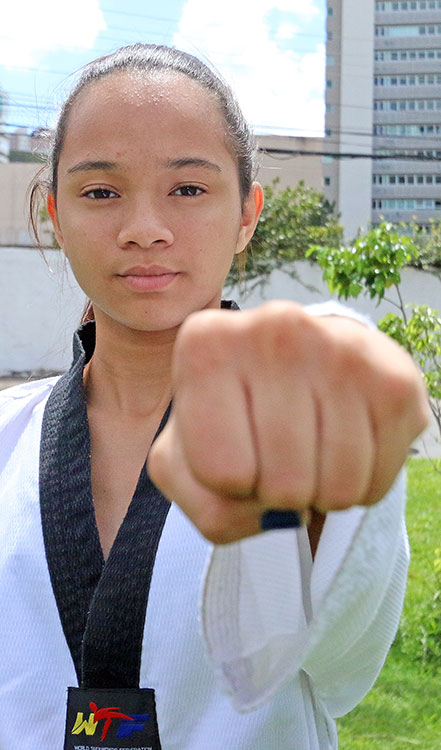Atuação de Danielly Vitória gera convite de treinador da Seleção de Taekwondo 1 dani taekwondo
