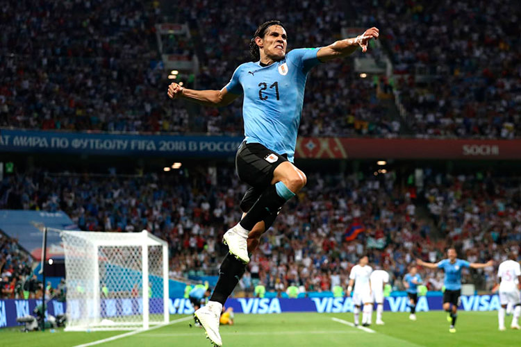 Uruguai bate Portugal e vai às quartas da Copa do Mundo 8 cavani