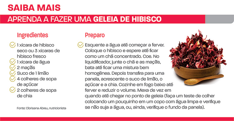 geleia de hibisco