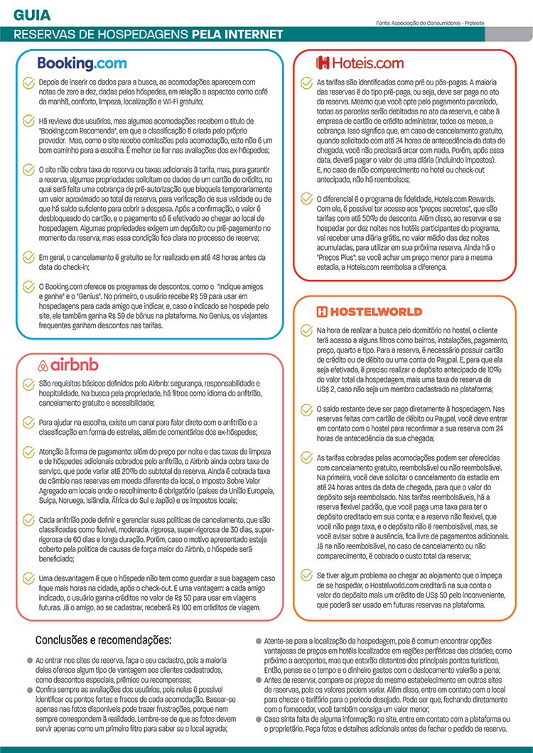 Programe as férias de julho pela internet 2 reservas de hospedagens pela internet
