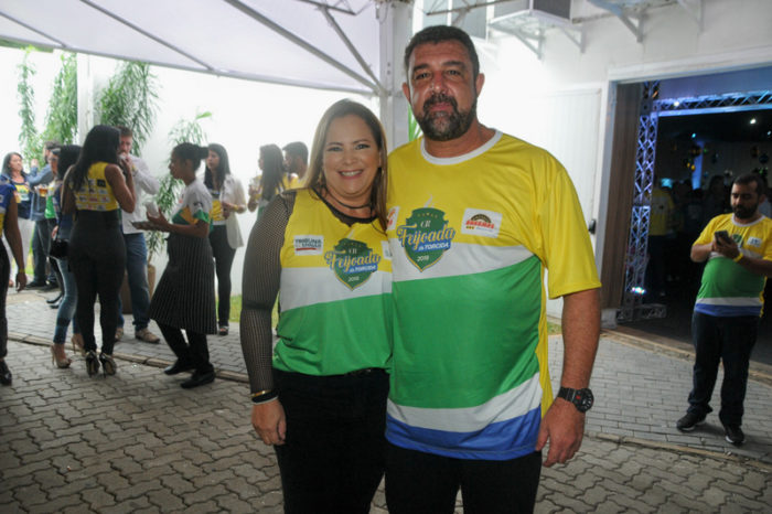 Carina Barros e Fred Arbex na Feijoada da Torcida 4 AOT 5303