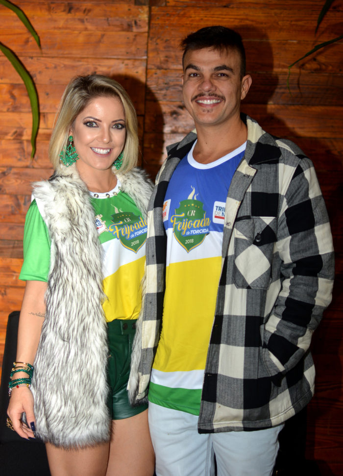 Monise Glatzl e José Guilherme Belline na Feijoada da Torcida 1 Monise Glatzl e José Guilherme Belline na Feijoada da Torcida Foto: Brendha Torres