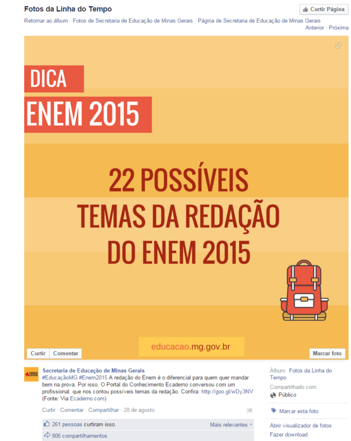 Exemplo post On Marketing