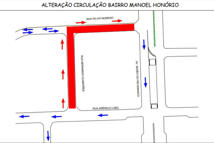 Settra implementa mão única em ruas dos bairros Manoel Honório e Centenário 1 Ruas settra