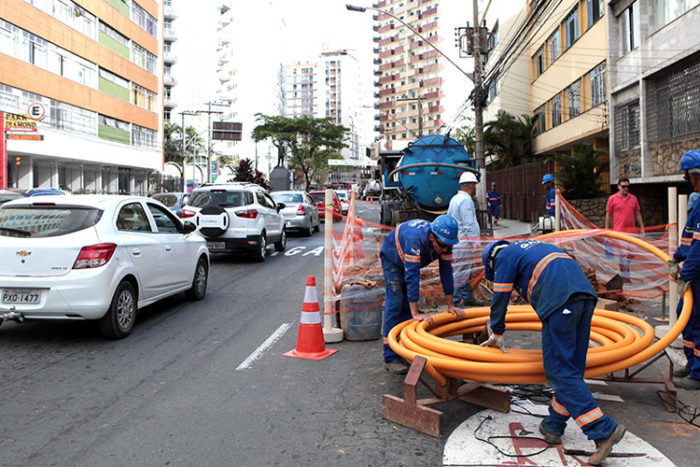 Novos trechos do Centro sofrem intervenções por causa de obras da Gasmig 1 gasmig