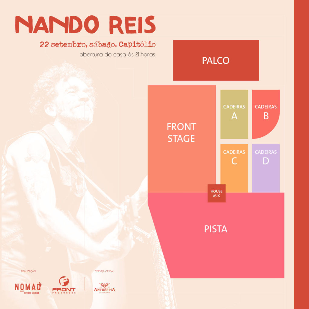 Nando Reis 4 nando reis mapa do evento