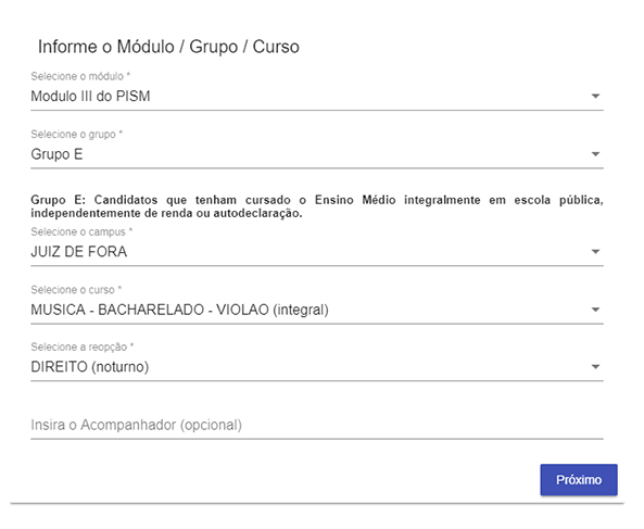 Inscrições para o Pism 2019 estão abertas 3 Pism III cota curso