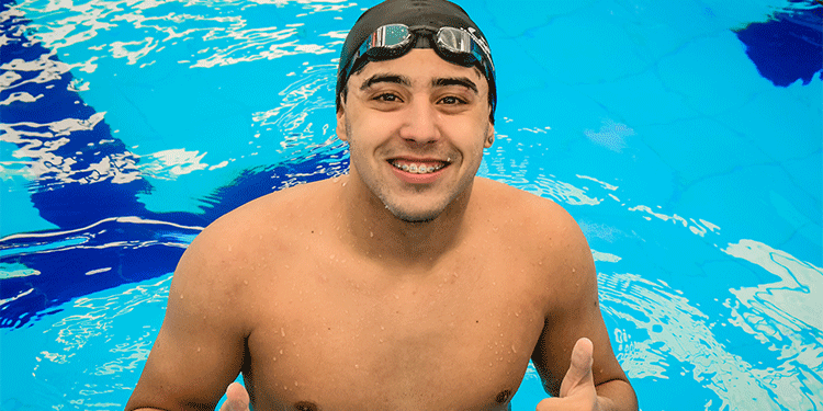 Jovem de 18 anos nada 44km em 12h e vence Maratona Aquática 1 esp maratona aquatica