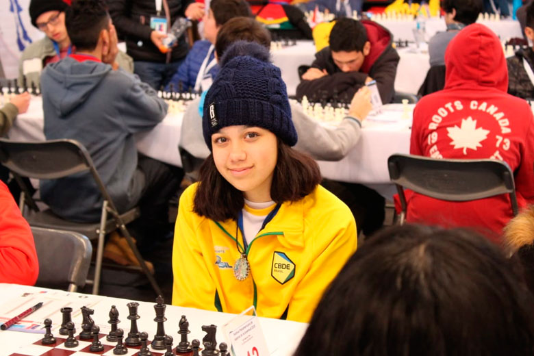 Juiz-forana disputa Mundial de Xadrez aos 15 anos 1 Isabella-Conti-Xadrez