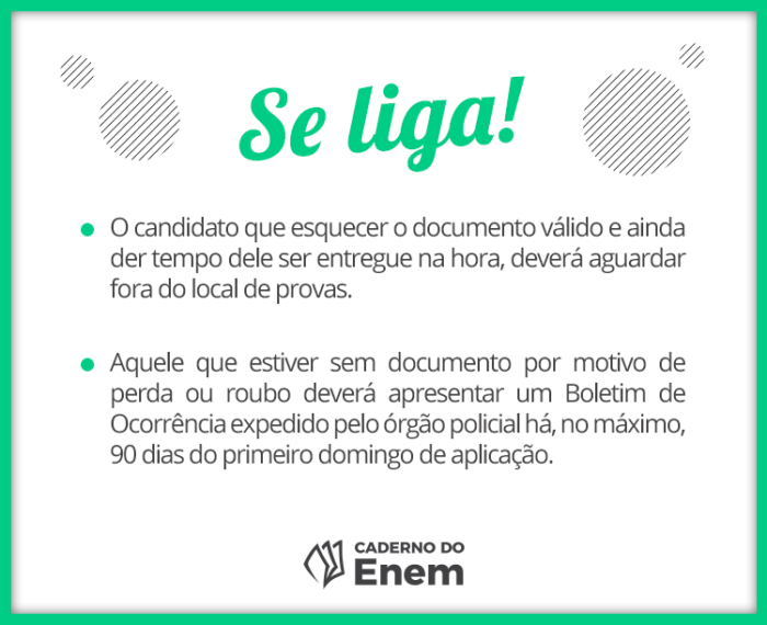 5 coisas para você ficar atento no dia do Enem 3 Se-Liga-dia-prova-Enem-2018