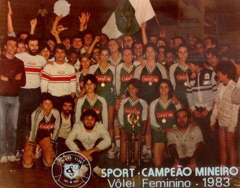 Sport Club comemora 35 anos da conquista no Mineiro de Vôlei 2 esp sport bicampeao