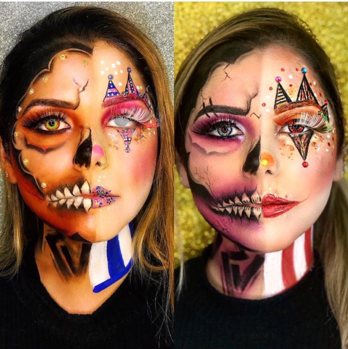 Maquiagem de Halloween: inspirações para você arrasar em qualquer festa 3 maquiagem de halloween carol e marcela 11