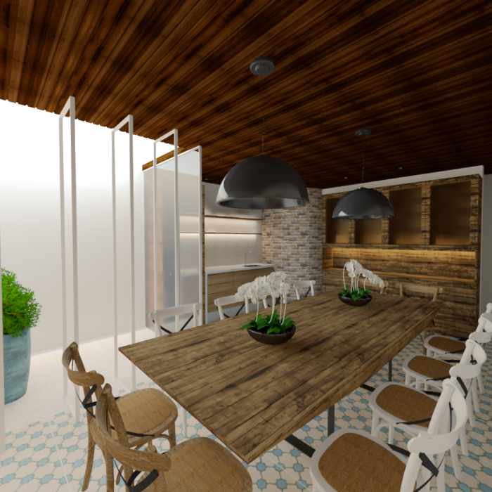 Espaço Gourmet - chova ou faça sol projeto do escritório Aletheia Westermann Arquitetos 01.Denoiser
