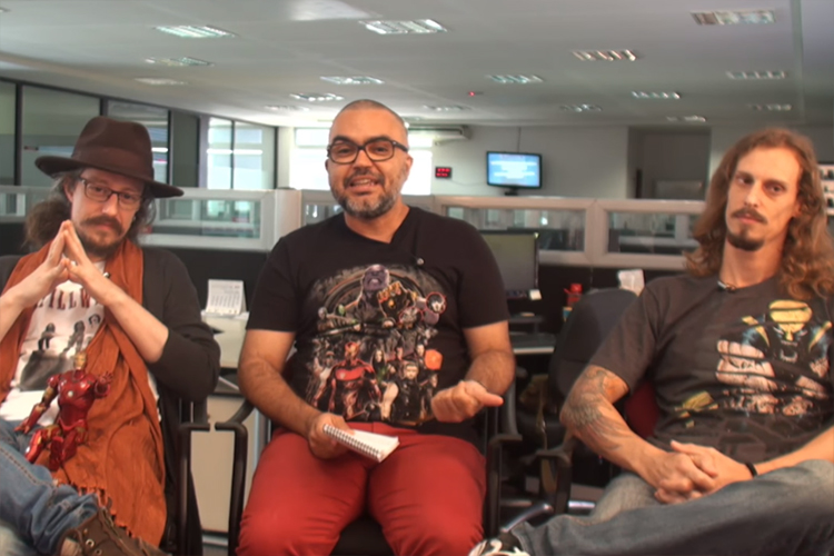 Imagem: O legado de Stan Lee: Júlio Black recebe Tiago Sarmento e Bernard Martoni