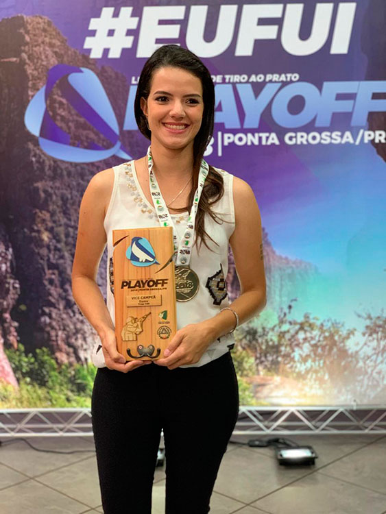 Atleta juiz-forana conquista a prata no Trap Americano no Paraná 1 priscila macedo by arquivo pessoal