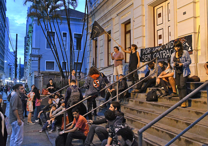 protesto passagem marcelo