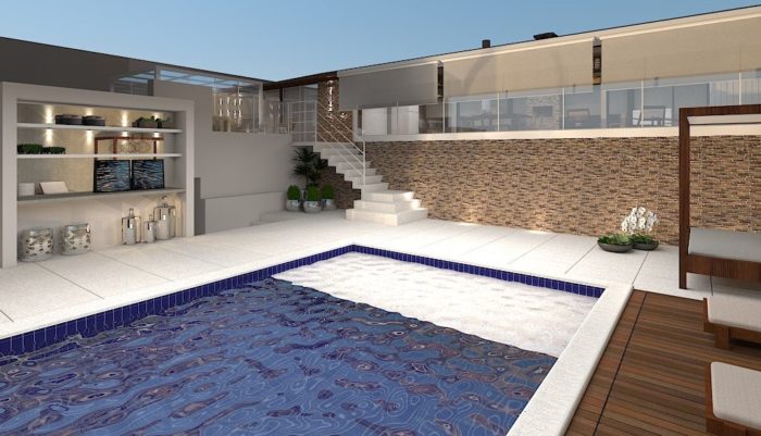 Piscina Projeto do escritório Aletheia Westermann Arquitetos Piscina AWA 5