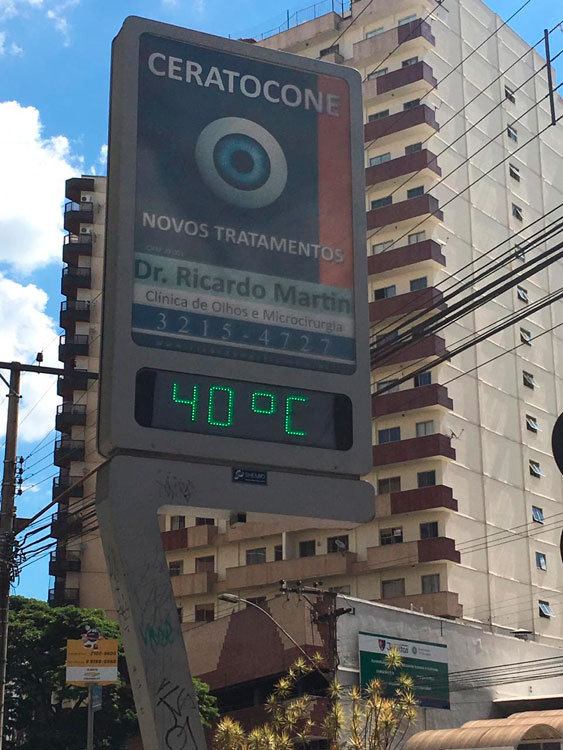 Temperatura chega a 34 graus em JF e bate novo recorde 1 tempo sem credito