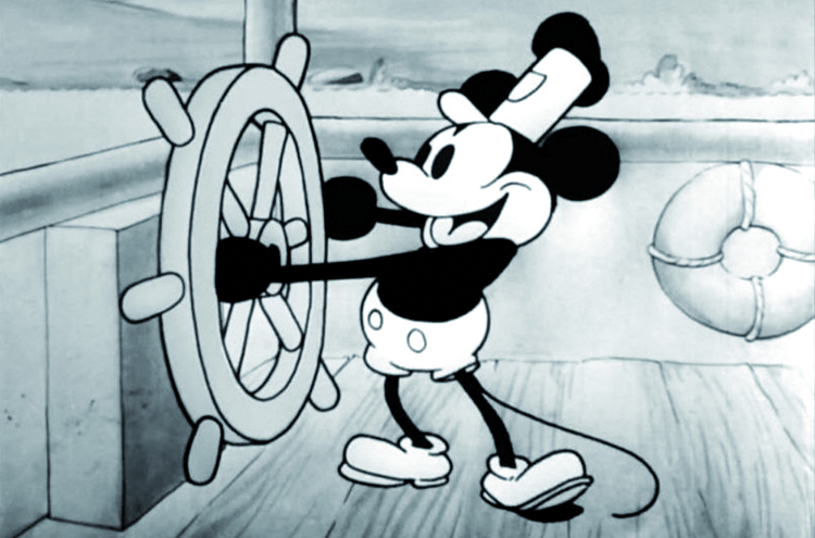 Obras de Monteiro Lobato e outros grandes entram em domínio público 2 STEAMBOAT WILLIE