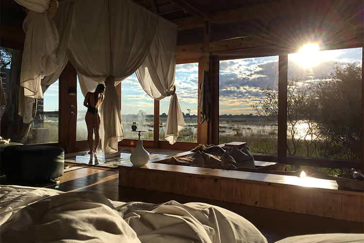 boa viagem Vumbura Plains South Camp Botswana