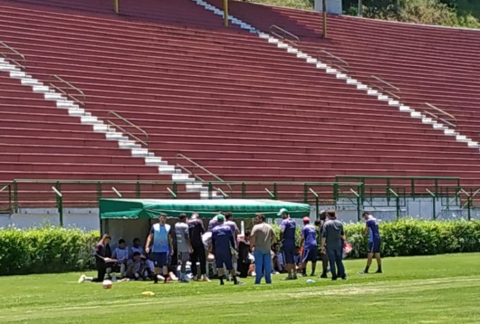Tupi fecha treino no Estádio Municipal antes de estreia 3 esp Tupi foto Bruno Kaehler2