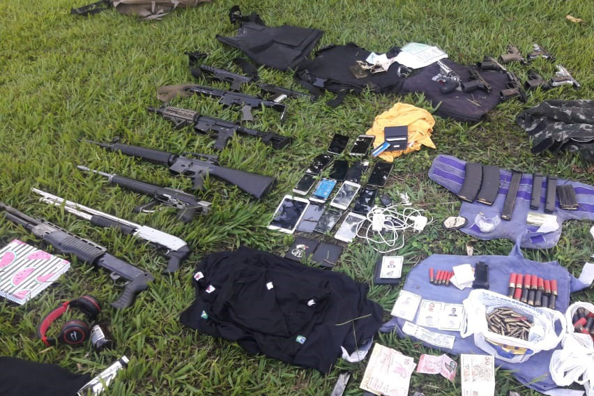 PM desarticula quadrilha e apreende armas de grosso calibre 3 para capa quadrilha leopoldina 3 divulgação PM