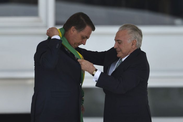 Jair Bolsonaro é empossado como presidente do Brasil 2 temer