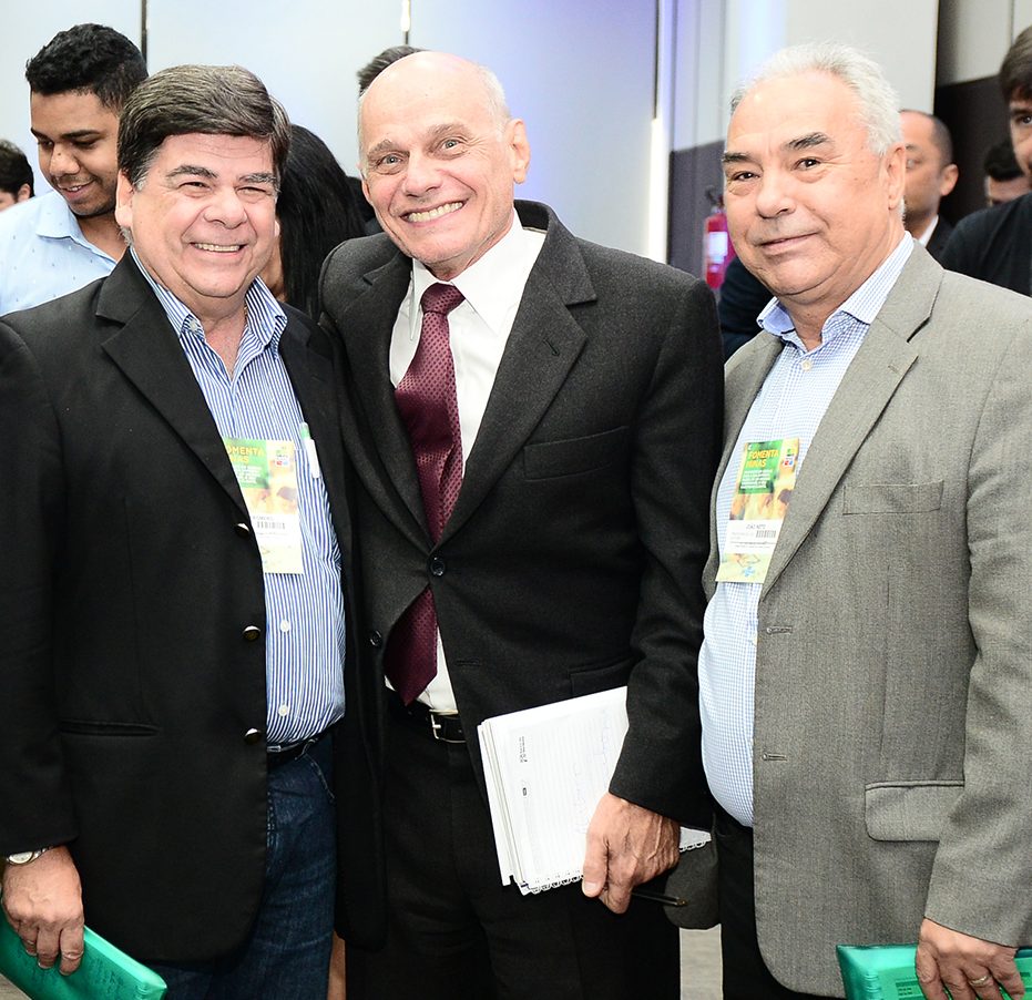 CR, Ricardo Boechat e João Matos Foto: Aelson Amaral