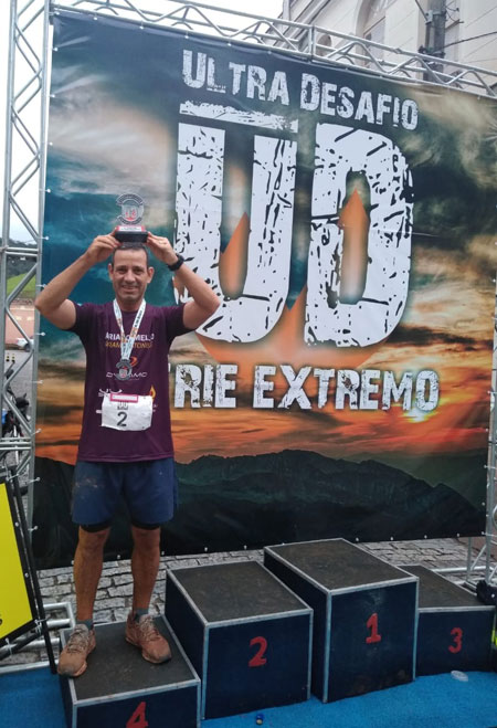 Adriano Mello conquista pódio no Ultra Desafio em Passa Quatro 1 Esp Ultramaratonista