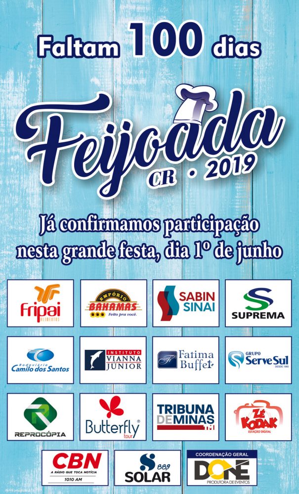 O prefeito Antônio Almas, a diretora do Grupo Solar, Suzana Neves e Hugo Borges, no Trade Hotel 2 Feijoada 2019 5x43 210219 em RGB para o Jorge