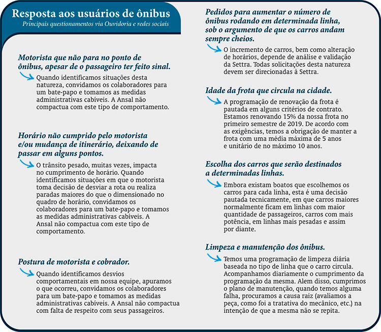 Ansal responde perguntas e sugestões de passageiros de ônibus 3 ansal1