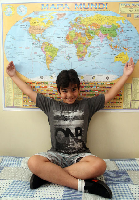 Estudante de 10 anos acumula conquistas 1 caio1