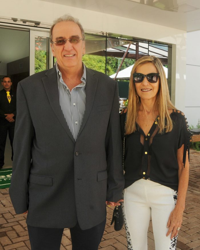 Evandro e Virgínia Ribeiro de Oliveira, na inauguração do Hospital da Unimed Foto: Andréa Otttoni