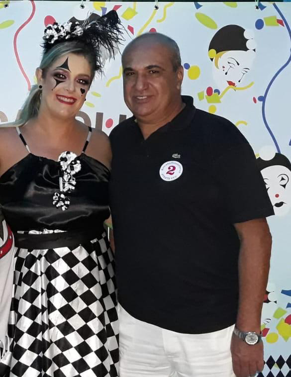 Gabriela Campos e Aninha Calixto no clima carnavalesco 2 Andréia e José Roberto Martins Rosa, clicados no Cascafolia do Pierrot e da Colombina, no Cascatinha