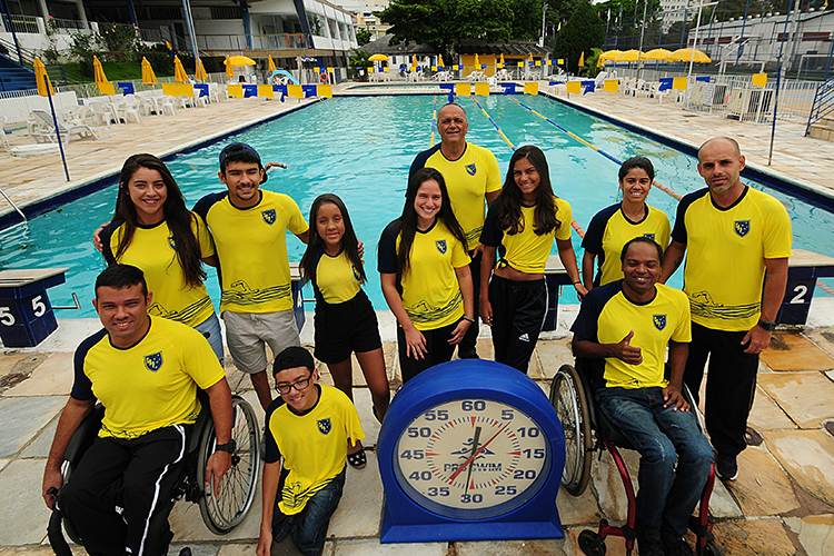 Paratletas do Bom Pastor treinam pela Seleção 1 ESP NATACAO PARALIMPICA ABRE