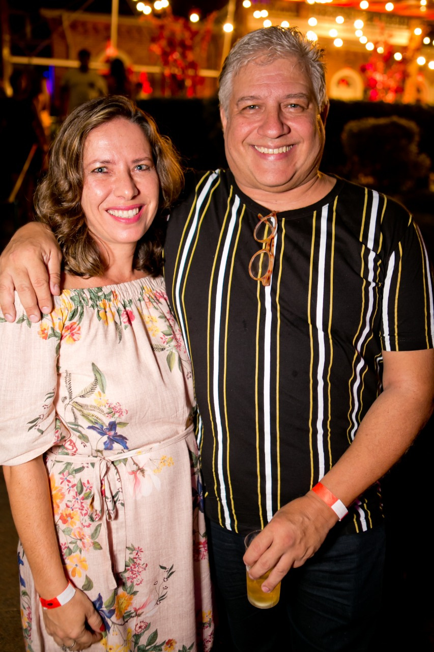 Márcia Teixeira e Celinho Vidal na noite do Privilège Foto: Wanderson Monteiro