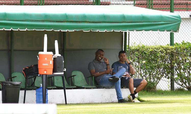 Beto e André Luiz são apresentados e explicam saídas e negociação com o Tupi 1 esp Tupi André Luiz e Beto foto Marcelo Ribeiro